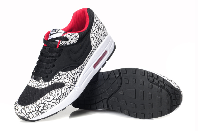 New Men'S Nike Air Max Black/White